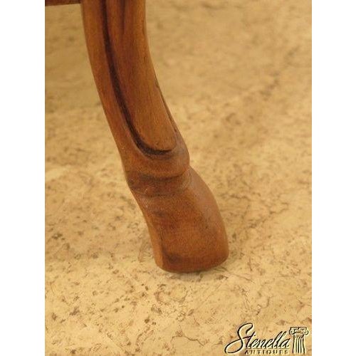 Brown Pair Hickory White Country French End Tables For Sale - Image 8 of 9