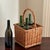Vintage French-Style Four Bottle Wicker Wine Caddy For Sale - Image 11 of 17