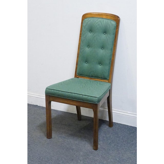 BURLINGTON HOUSE Solid Birch Mid Century Transitional Upholstered Dining Side Chair 42" High 24" Wide 24" Deep Seat: 20"...