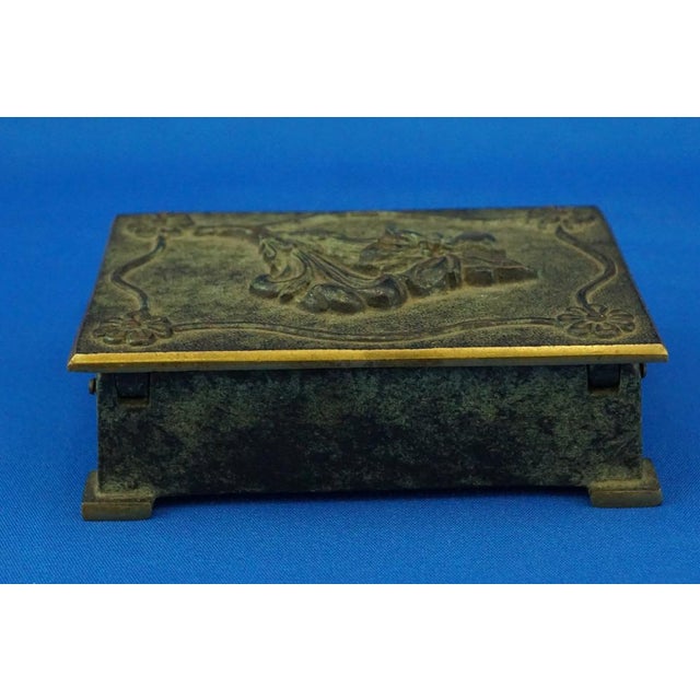 1920s Vintage Danish Bronze Cigarette Box by Aedel Malm, 1920s For Sale - Image 5 of 18