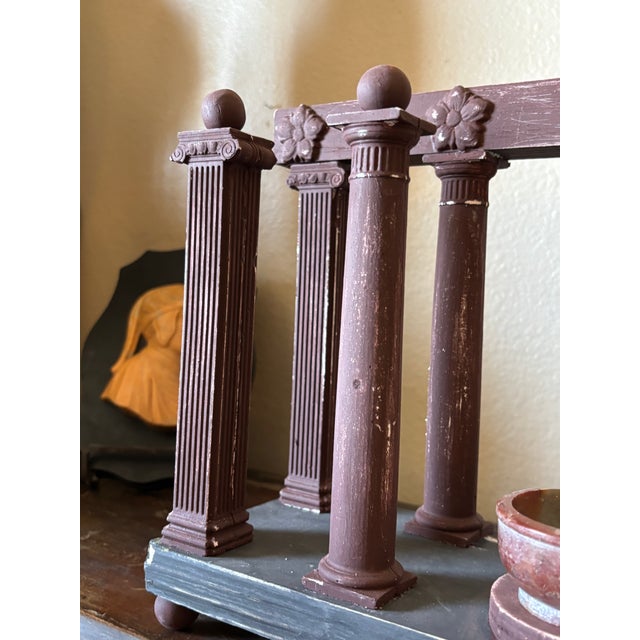 Early 20th Century Italian Grand Tour Neoclassical Architectural Model With Agate Burner For Sale In Palm Springs - Image 6 of 14