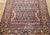 Antique Persian Serab Camel Hair Runner Rug, Hand-Knotted Wool, Allover Geometric Pattern, Red & Blue, 3x20 For Sale - Image 12 of 15