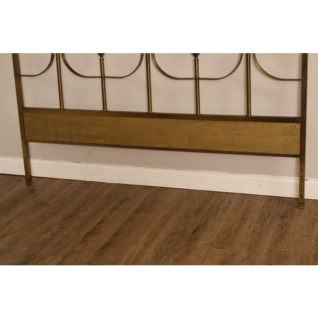 Mastercraft Vintage Brass King Headboard For Sale In Philadelphia - Image 6 of 18