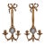 Antique French Louis XVI Style Gilt Bronze Ribbon Jasperware Putti Sconces - Pair For Sale