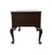 Hekman Furniture Solid Mahogany Traditional Chippendale Style 58" Writing Desk W. Tooled Leather Top For Sale - Image 12 of 12