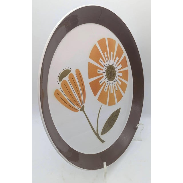 1970s Mikasa Duplex "Brunch" Chop Serving Plate Designed by Ben Seibel For Sale In Miami - Image 6 of 10