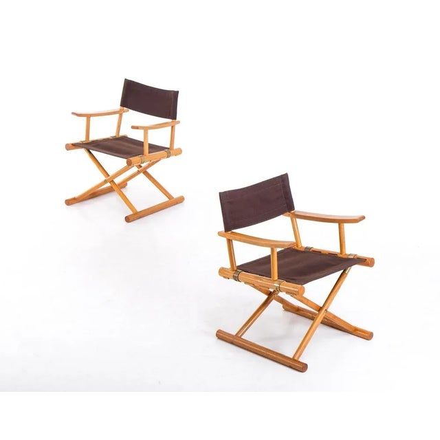 Brown Set of Chairs by Sune Lindström for NK, Sweden, 1960s For Sale - Image 8 of 12