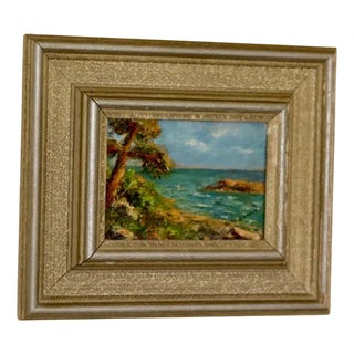 Acke Hermann, Sea View, 1960s, Oil, Framed For Sale
