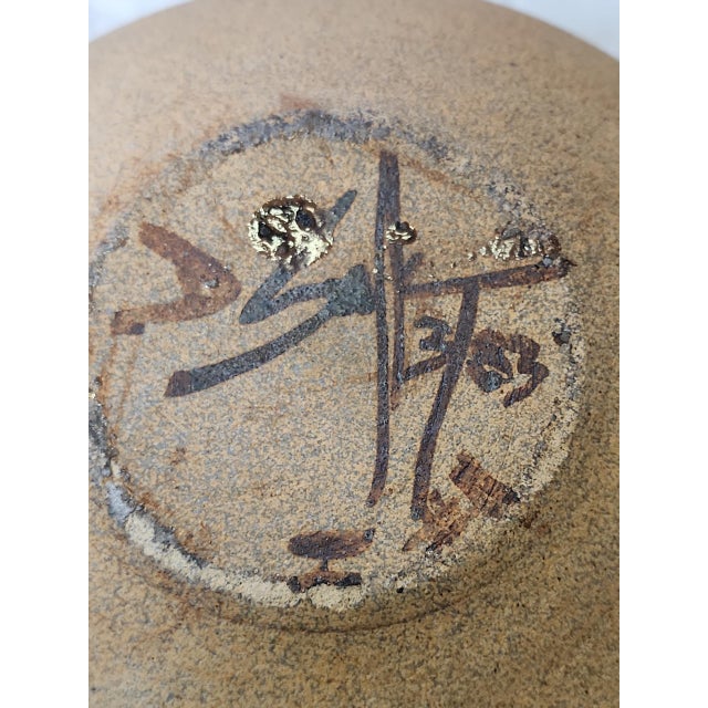 Ceramic Vintage Studio Pottery Indigenous Style Vase For Sale - Image 7 of 7