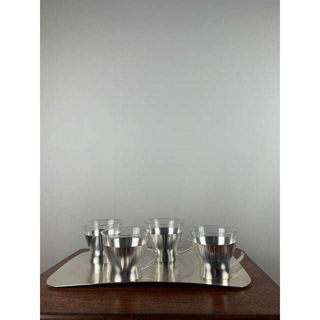 Art Deco Tea or Coffee Service from WMF, 1940s, Set of 5 For Sale - Image 15 of 18