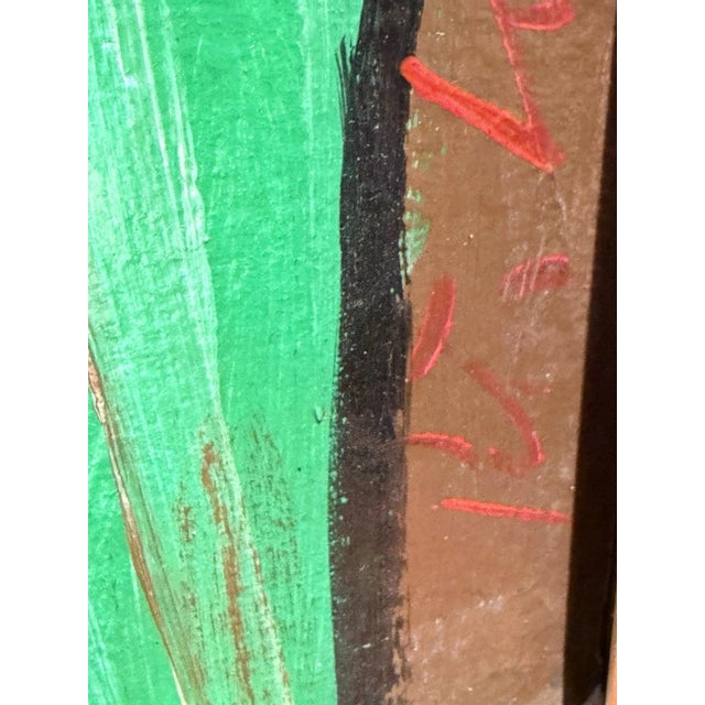 Peter Behrens Keil Peter Robert, Faces Abstract Naive New Wild Ones, 1980s, Oil on Canvas For Sale - Image 4 of 13