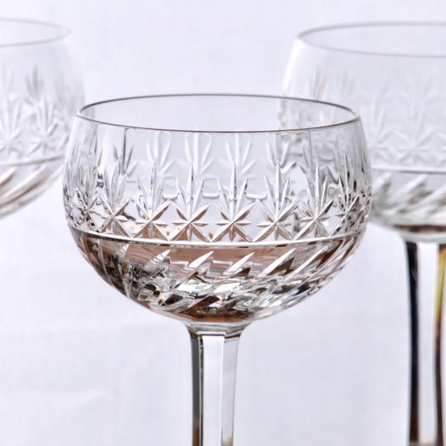 1900 - 1909 Vintage Treveris Crystal Wine Glasses from Villeroy & Boch, 1905, Set of 6 For Sale - Image 5 of 6