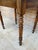 Brown Antique Spanish Turned-Leg Wooden Work Table With Large Drawer For Sale - Image 8 of 10