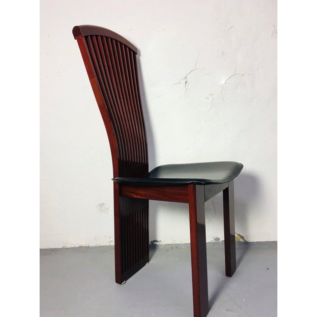 Mid-Century Modern Italian Dining Chairs from Pietro Costantini, 1980s, Set of 6 For Sale - Image 9 of 13