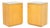 Art Deco Style Blonde Wood Cabinets, Pair For Sale