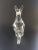Mid 20th Century Modern Blown Art Glass Kangaroo Figural Pencil Holder & Paperweight For Sale - Image 5 of 11
