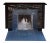 Traditional Antique Mantel Black and Portoro Marble For Sale - Image 3 of 9