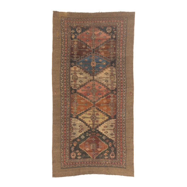 Late 19th Century Persian Malayer Rug, 04'11 X 09'07 For Sale