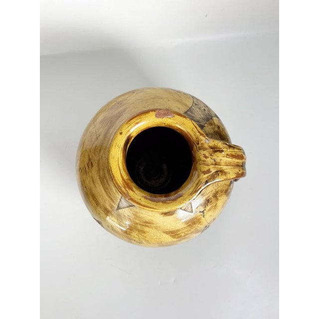 Vintage French Glazed Pottery Jar, 1960s For Sale - Image 4 of 12