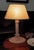 Mid-Century Frosted Glass Table Lamp, France For Sale - Image 3 of 4