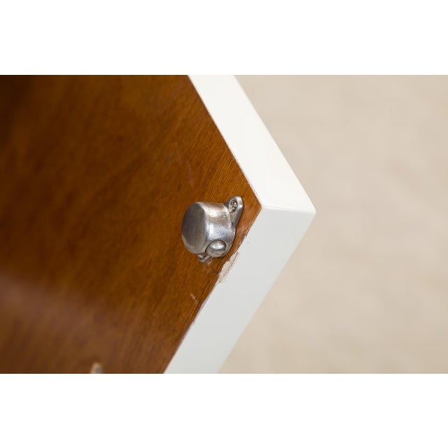 1930s Functionalist Bedside Table attributed to Vichr & Co., 1930s For Sale - Image 5 of 10