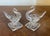 19th Century Antique 19th Century American Flint Glass Swan Form Open Salt Cellars With Lemon Squeeze Bases - A Pair For Sale - Image 5 of 14
