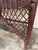 Chocolate Vintage Boho Coastal Painted Wicker Bar Desk For Sale - Image 8 of 10