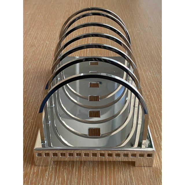 1980’s Postmodern Silver Letter Holder by Richard Meier for Swid Powell For Sale - Image 9 of 13