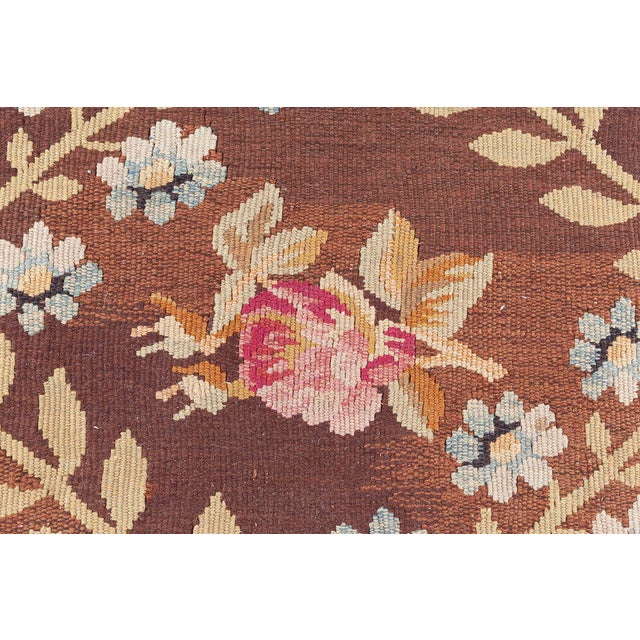 Antique French Aubusson Rug For Sale - Image 9 of 13