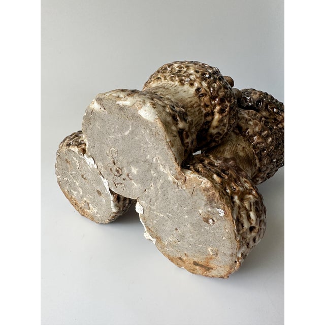 Brutalist Abstract Ceramic Sculpture For Sale - Image 10 of 10