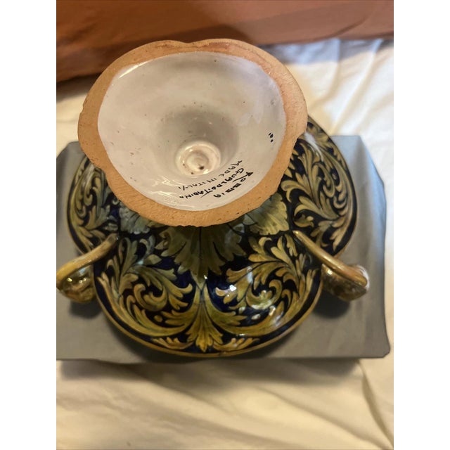 Gualdo Tadino Ceramic Centerpiece Bowl With Mice For Sale - Image 11 of 14
