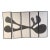 Organic Modern Black and Whitee Artwork Set - 5 pcs For Sale