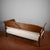 Brown Three-Seater Sofa in Walnut For Sale - Image 8 of 9