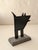 Mid 20th Century Memphis Style Fused Glass Cubist Dog For Sale - Image 10 of 12