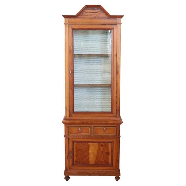 Antique Vitrine in Larch Wood, 1800s For Sale - Image 14 of 14
