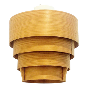 Mid-Century Scandinavian Pine Ceiling Light Model T 354 by Hans-Agne Jakobsson for Ellysett Markaryd, Sweden, 1960s
