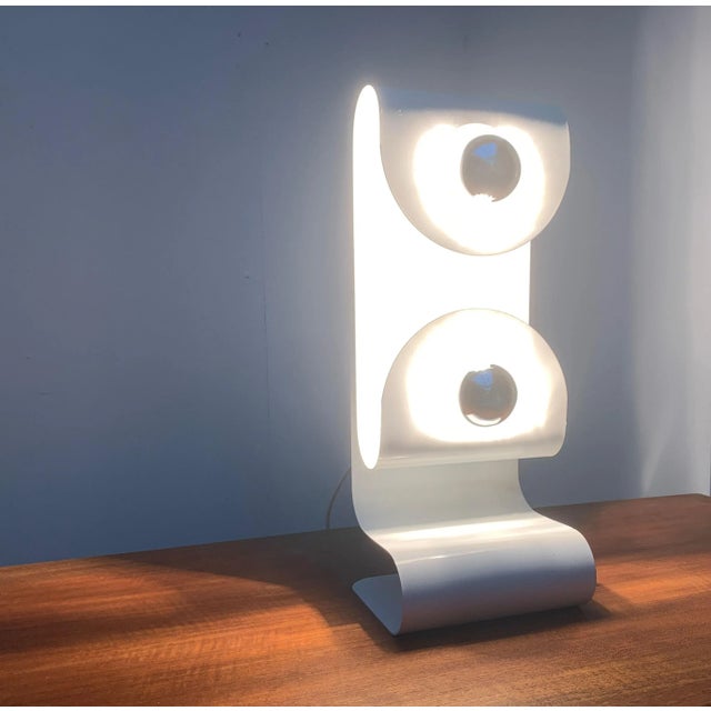 Mid-Century Space Age Metal Table Lamp For Sale - Image 4 of 18