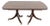 Stickley Georgian Banded Mahogany Double Pedestal Dining Table, Newly Refinished For Sale