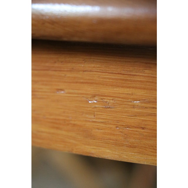 Extendable Round Table in Wood, 1970s For Sale - Image 6 of 17