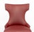 Contemporary Red Upholstered Chairs, Pair For Sale - Image 4 of 9