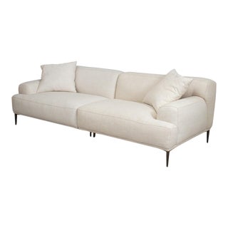 Article Abisko White Linen Blend Sofa For Sale