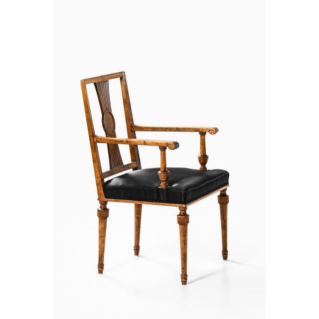 Armchair in Birch and Horsehair by Axel Einar Hjorth, 1930s For Sale - Image 6 of 9