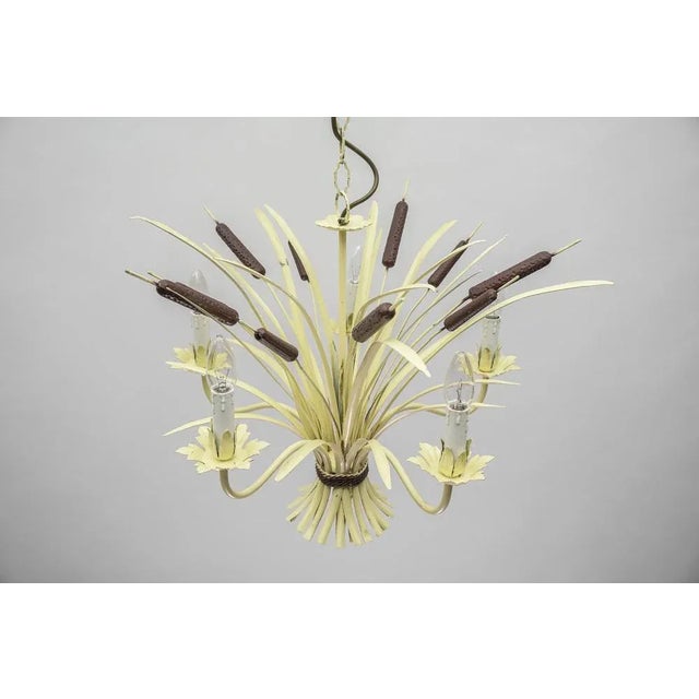 Brown Mid-Century Modern Hanging Lamp, Italy, 1960s For Sale - Image 8 of 13