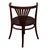 1900 - 1909 Early Modenrist Shellback Model B28 Armchair No. 28 by Thonet-Mundus For Sale - Image 5 of 7