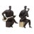 Czechoslovakia Ceramic Figurines of Musicians, 1970s For Sale