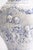 Vintage Neoclassical Style Italian Blue Majolica Cherubs Vase For Sale - Image 4 of 10