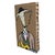 Folk art painting by Kentucky artist Morgan Evans of a dog in a suit playing guitar. Painted on thick cardboard. He’s very...