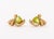 18k Rose Gold, Diamond, and Heart-Form Peridot Earrings For Sale In New York - Image 6 of 8
