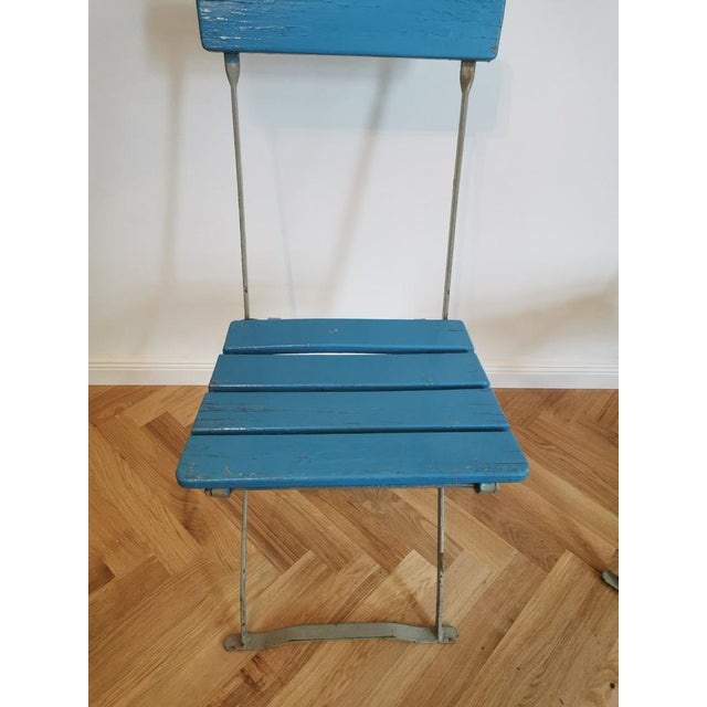 Rustic Vintage Beer Garden Chair, Set of 3 For Sale - Image 3 of 8