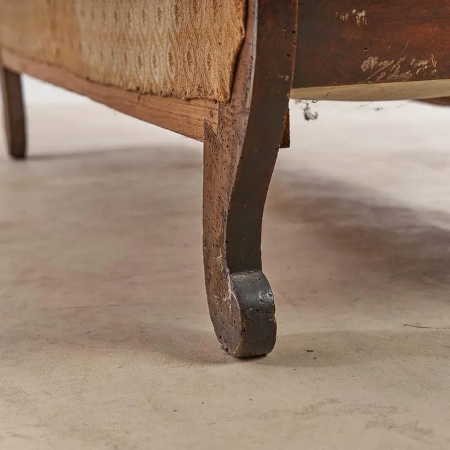 Sofa by Luigi Filippo in Walnut, 1800s For Sale - Image 3 of 10